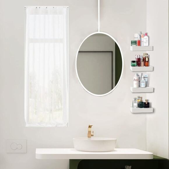 Floating Shelves for Wall, set of 9 5.5" x 3.5", PIC's ARE REPRESENTATION OF SHE - Picture 3 of 5